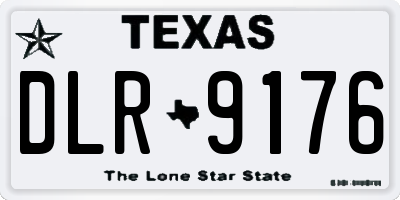 TX license plate DLR9176