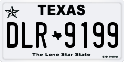 TX license plate DLR9199