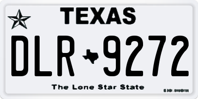 TX license plate DLR9272
