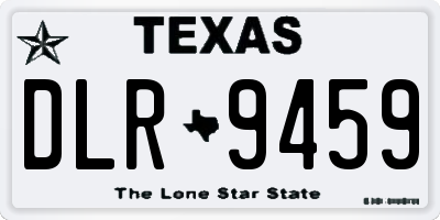 TX license plate DLR9459