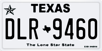 TX license plate DLR9460