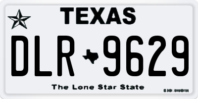 TX license plate DLR9629