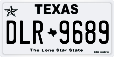 TX license plate DLR9689