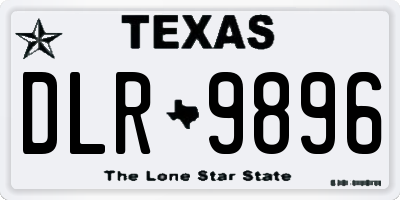 TX license plate DLR9896