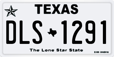 TX license plate DLS1291
