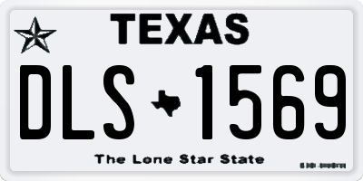 TX license plate DLS1569