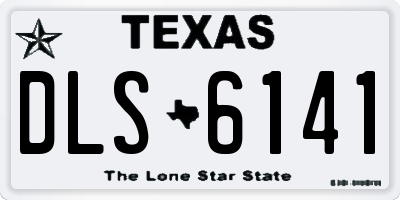 TX license plate DLS6141