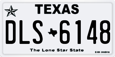 TX license plate DLS6148