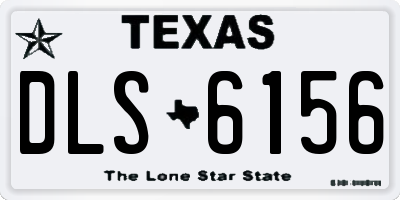 TX license plate DLS6156