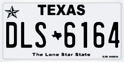 TX license plate DLS6164