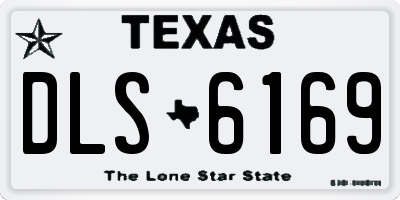 TX license plate DLS6169