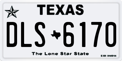 TX license plate DLS6170