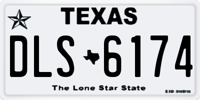 TX license plate DLS6174