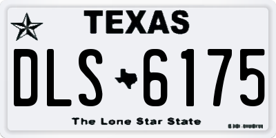 TX license plate DLS6175
