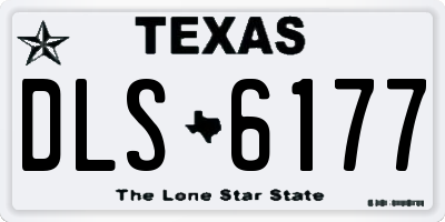 TX license plate DLS6177