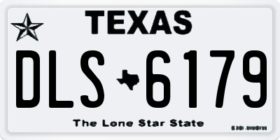 TX license plate DLS6179