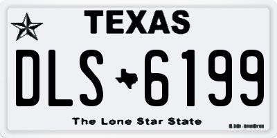 TX license plate DLS6199