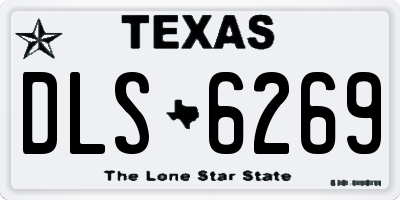 TX license plate DLS6269