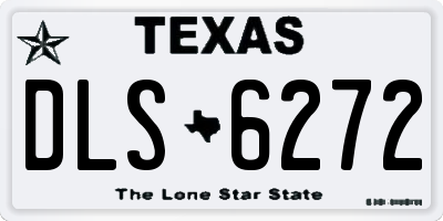 TX license plate DLS6272