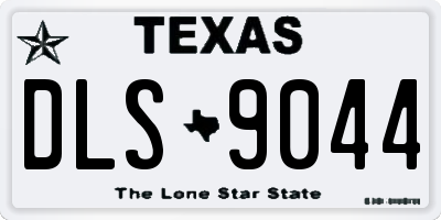 TX license plate DLS9044