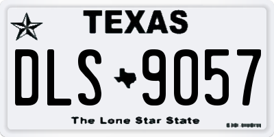 TX license plate DLS9057