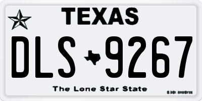TX license plate DLS9267