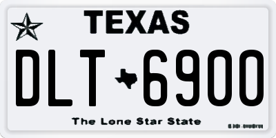 TX license plate DLT6900