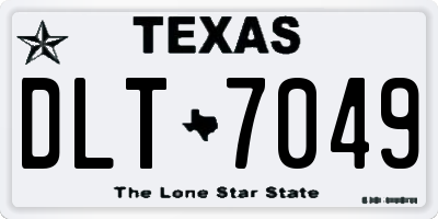 TX license plate DLT7049