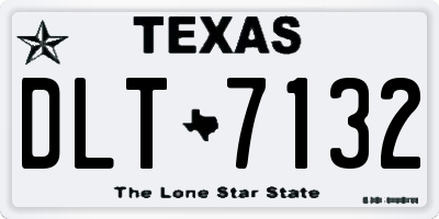 TX license plate DLT7132