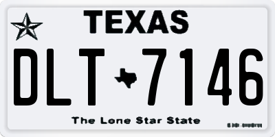 TX license plate DLT7146