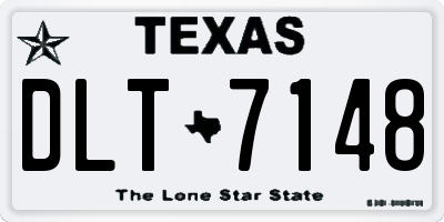 TX license plate DLT7148