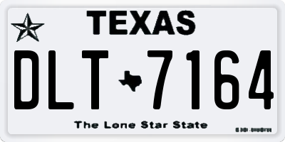 TX license plate DLT7164