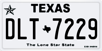 TX license plate DLT7229