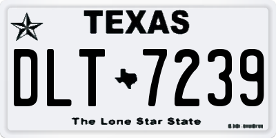 TX license plate DLT7239