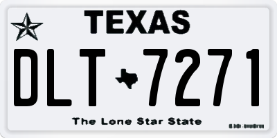 TX license plate DLT7271