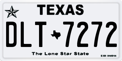 TX license plate DLT7272