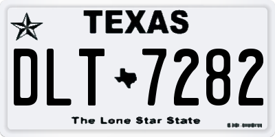 TX license plate DLT7282