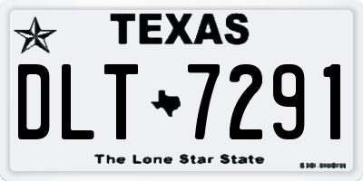 TX license plate DLT7291