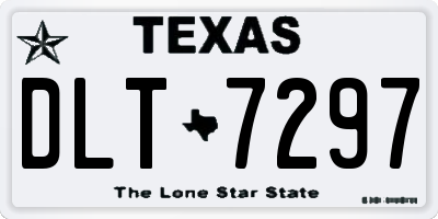 TX license plate DLT7297