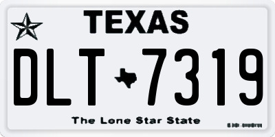 TX license plate DLT7319