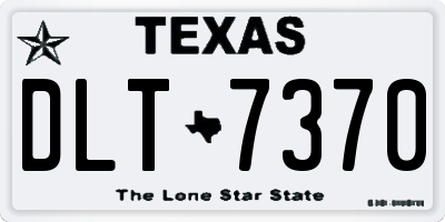 TX license plate DLT7370