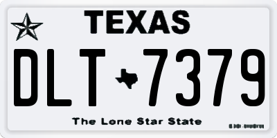 TX license plate DLT7379