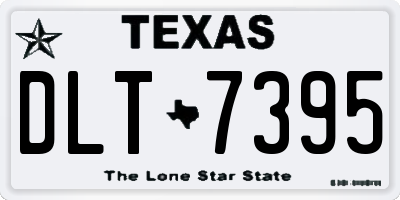 TX license plate DLT7395