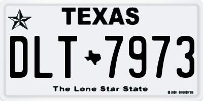 TX license plate DLT7973