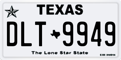 TX license plate DLT9949