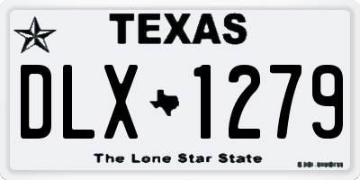 TX license plate DLX1279