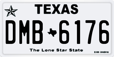 TX license plate DMB6176