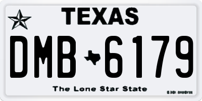 TX license plate DMB6179