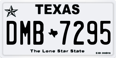 TX license plate DMB7295