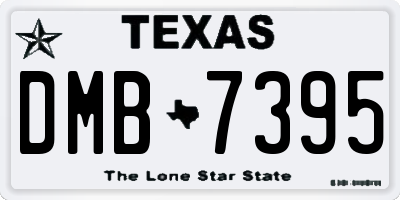 TX license plate DMB7395